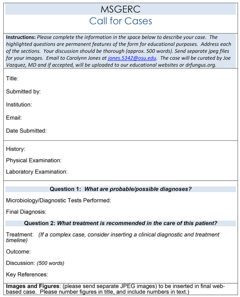 Call For Cases - CovidAndFungus.org - COVID-19—Associated Pulmonary ...